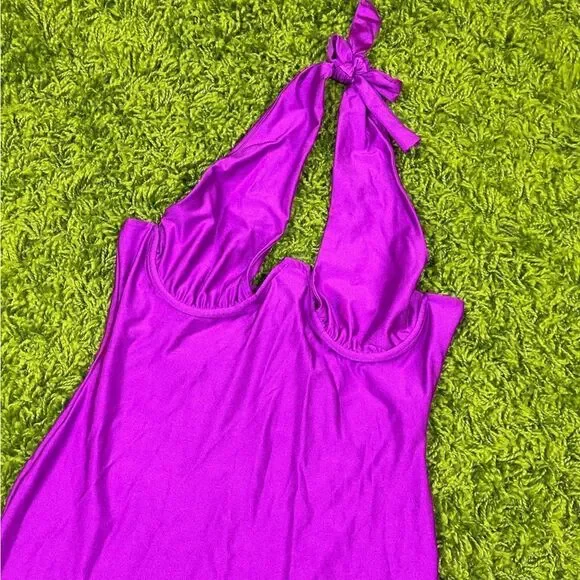 SPANDEX BODYCON DRESS - Picture 3 of 9